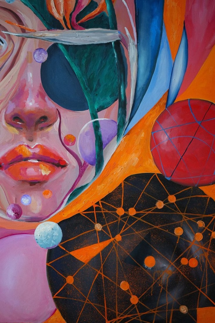 Oil painting Microcosm Victoria Kagalovska - 7