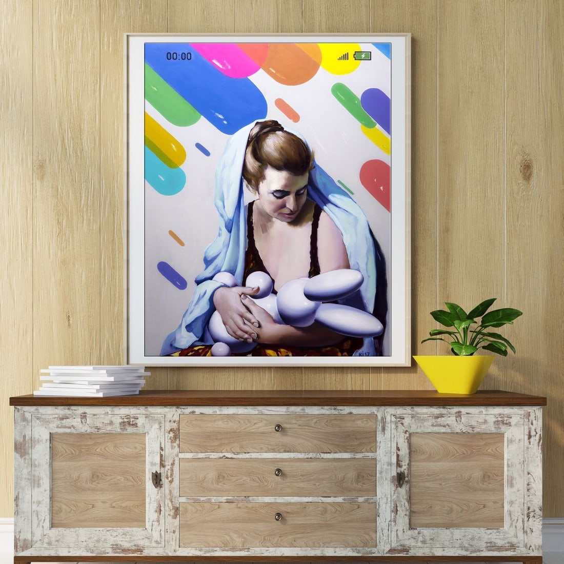 Oil painting Eternal baby Igor Konovalov - 2