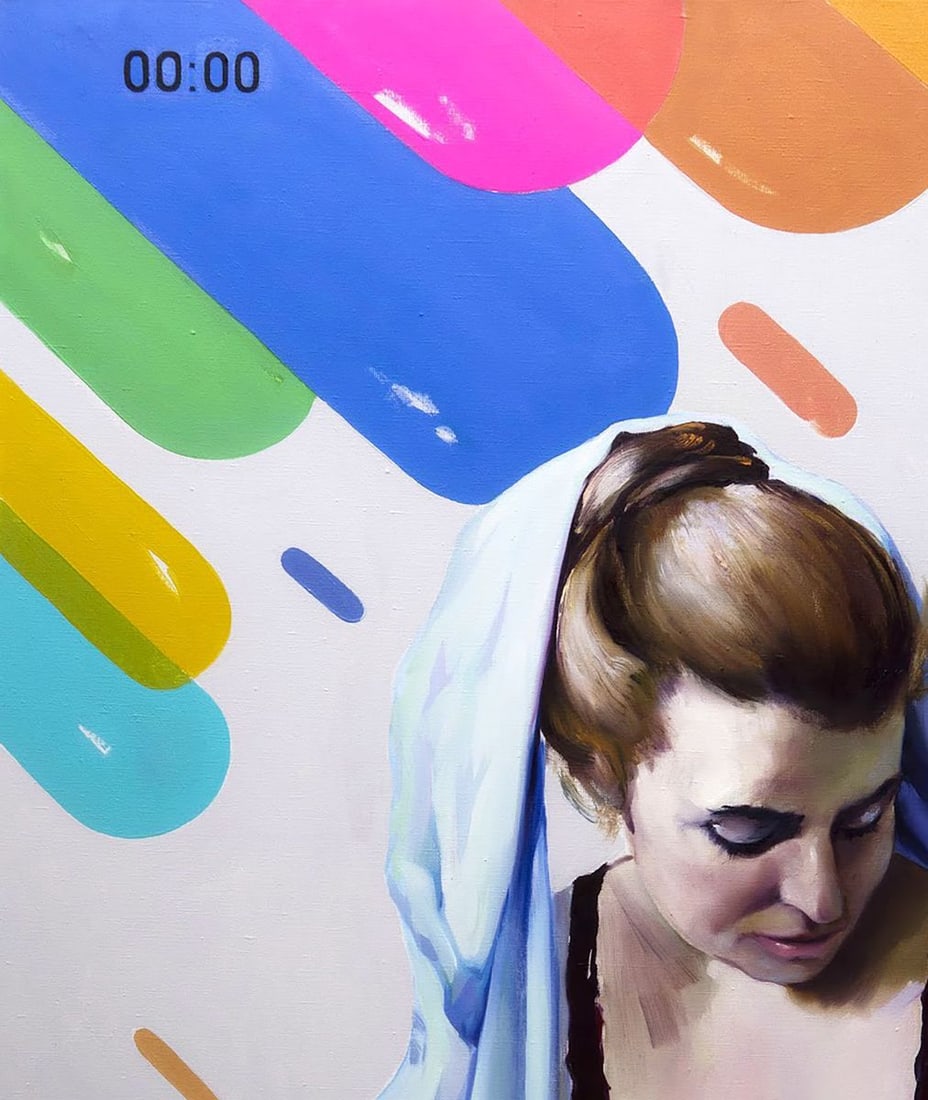 Oil painting Eternal baby Igor Konovalov - 4