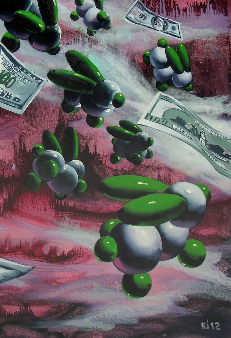 Oil painting Green wave Igor Konovalov - 7