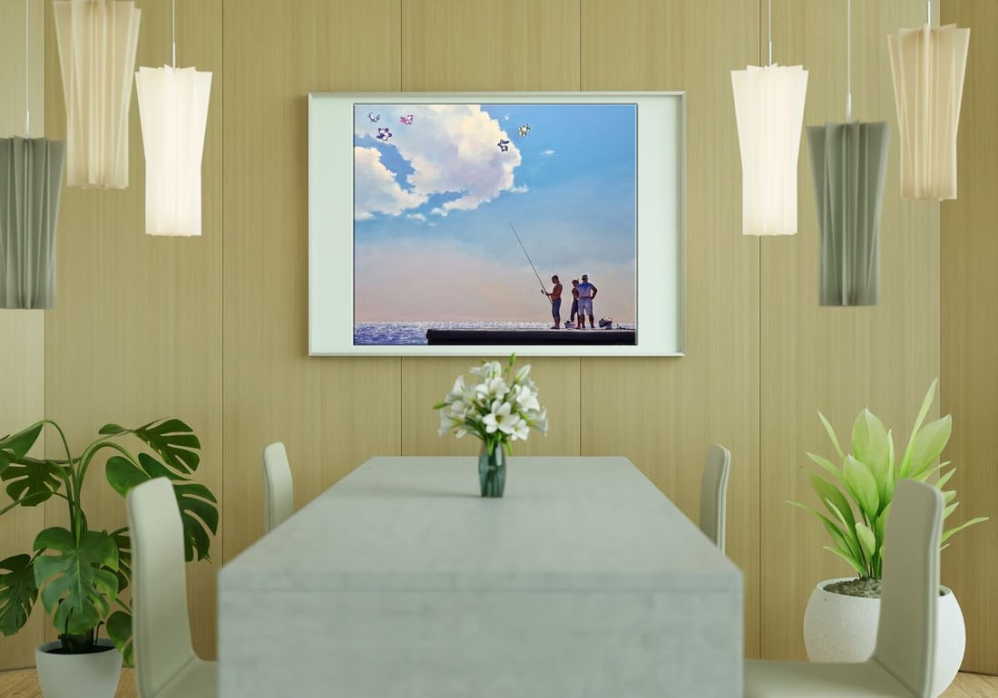 Oil painting Without WiFi Igor Konovalov - 2