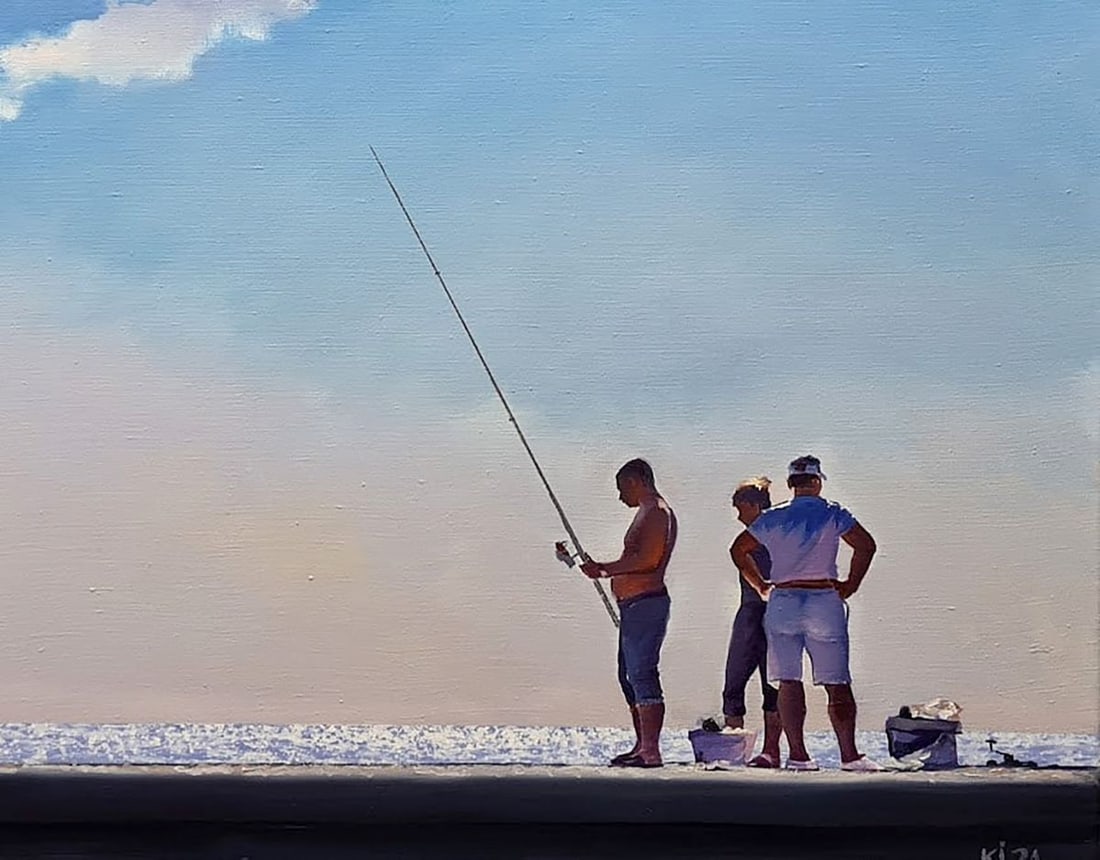 Oil painting Without WiFi Igor Konovalov - 7