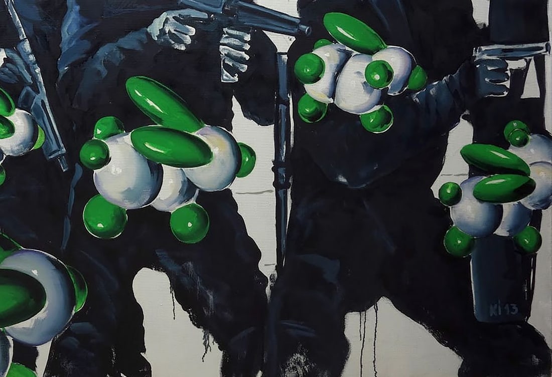 Oil painting InfoWarrior Igor Konovalov - 7