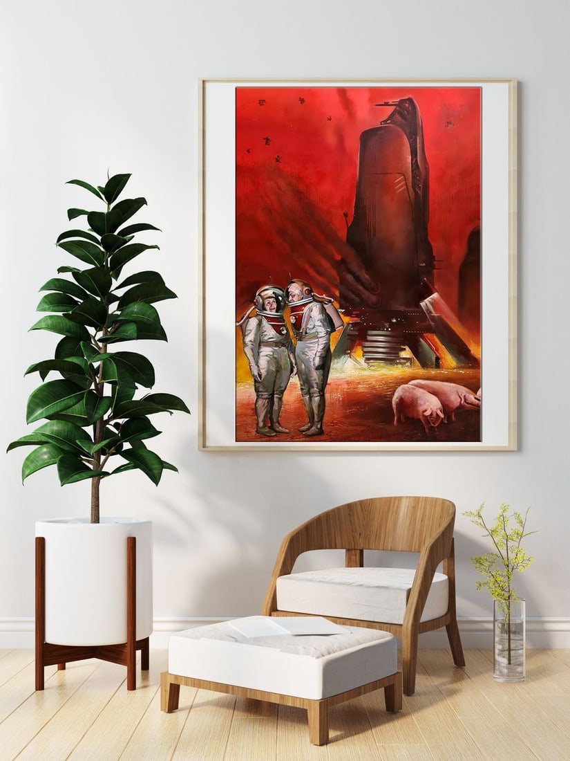 Oil painting Red Planet Igor Konovalov - 2