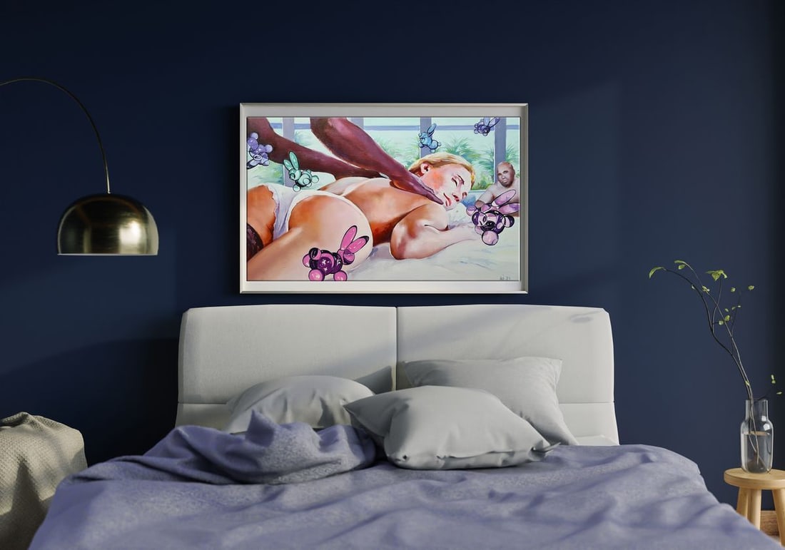 Oil painting Massage Igor Konovalov - 2