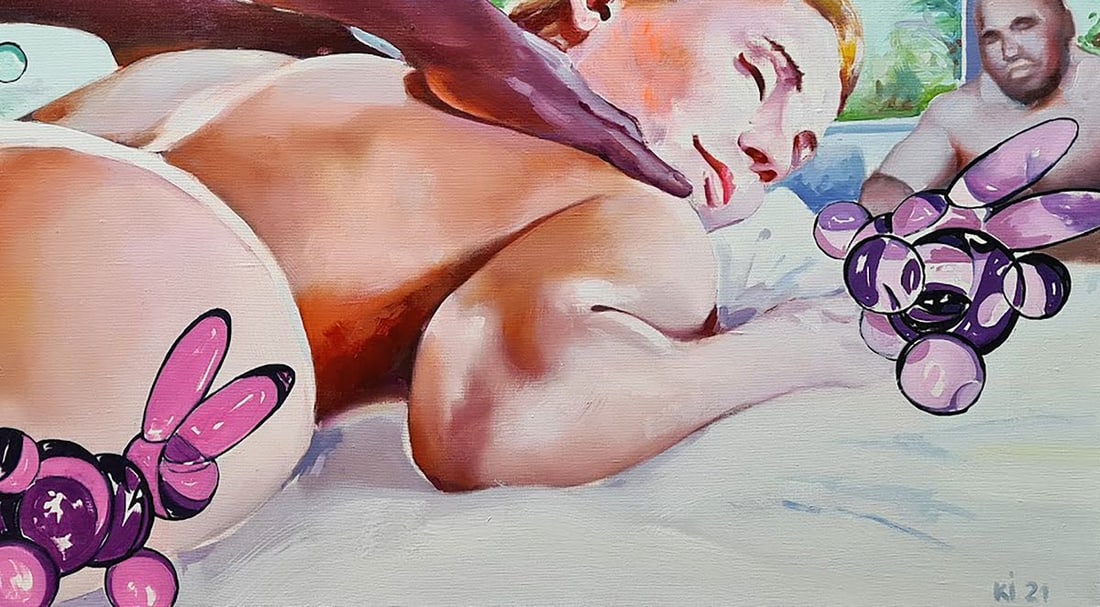 Oil painting Massage Igor Konovalov - 7