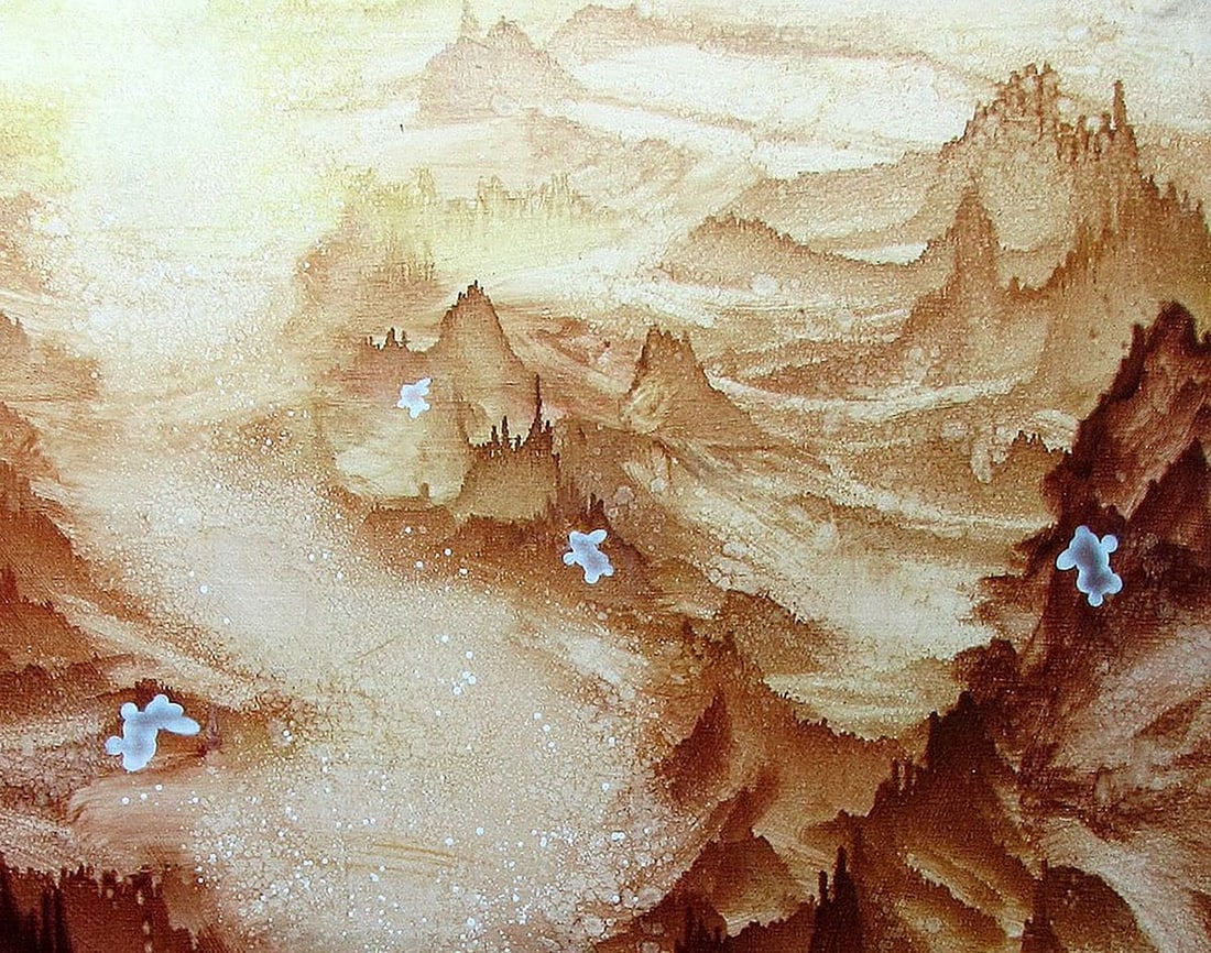 Oil painting Once upon a time in Tibet Igor Konovalov - 5