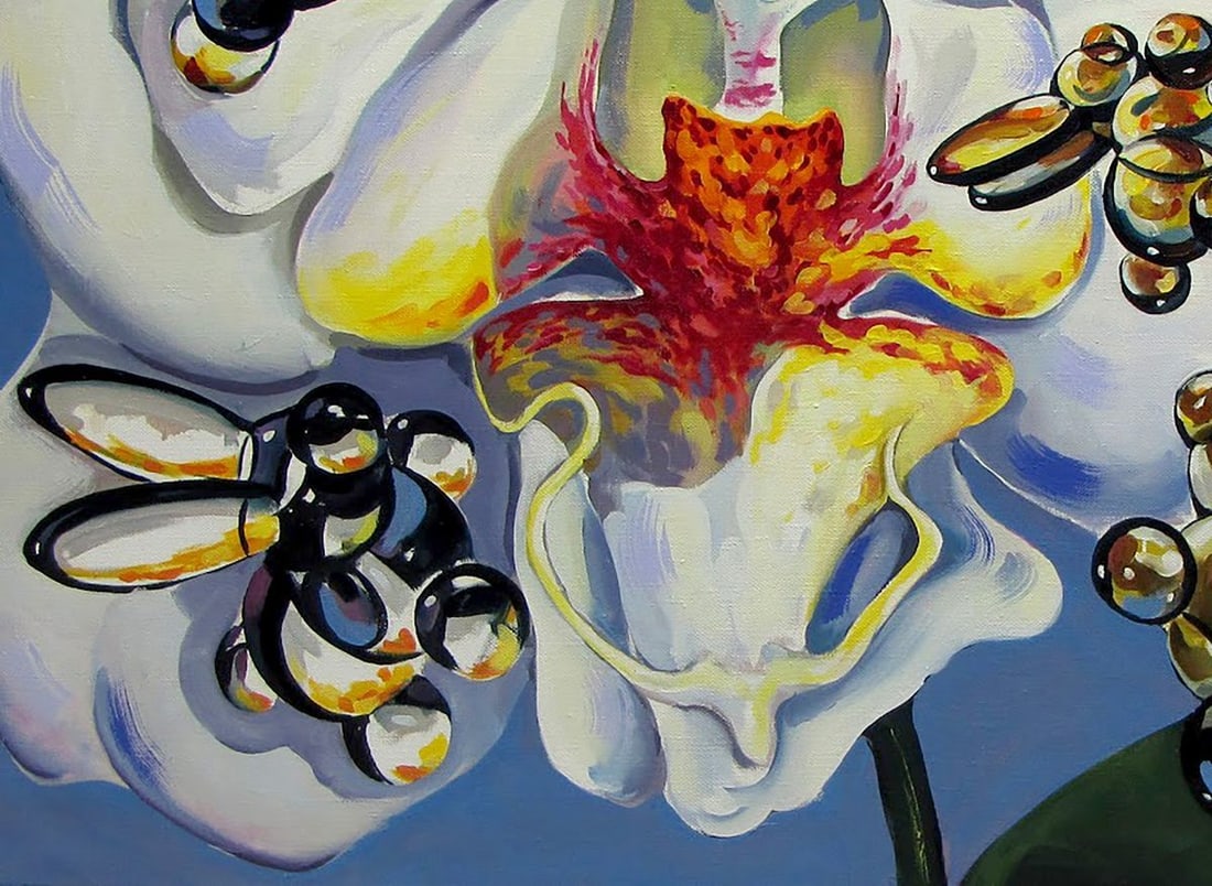 Oil painting Orchid Igor Konovalov - 6