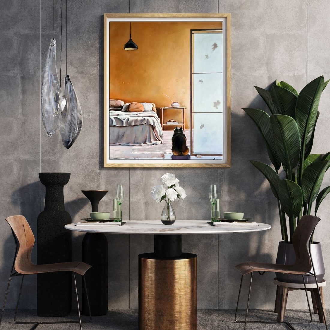 Oil painting Hourglass Igor Konovalov - 3