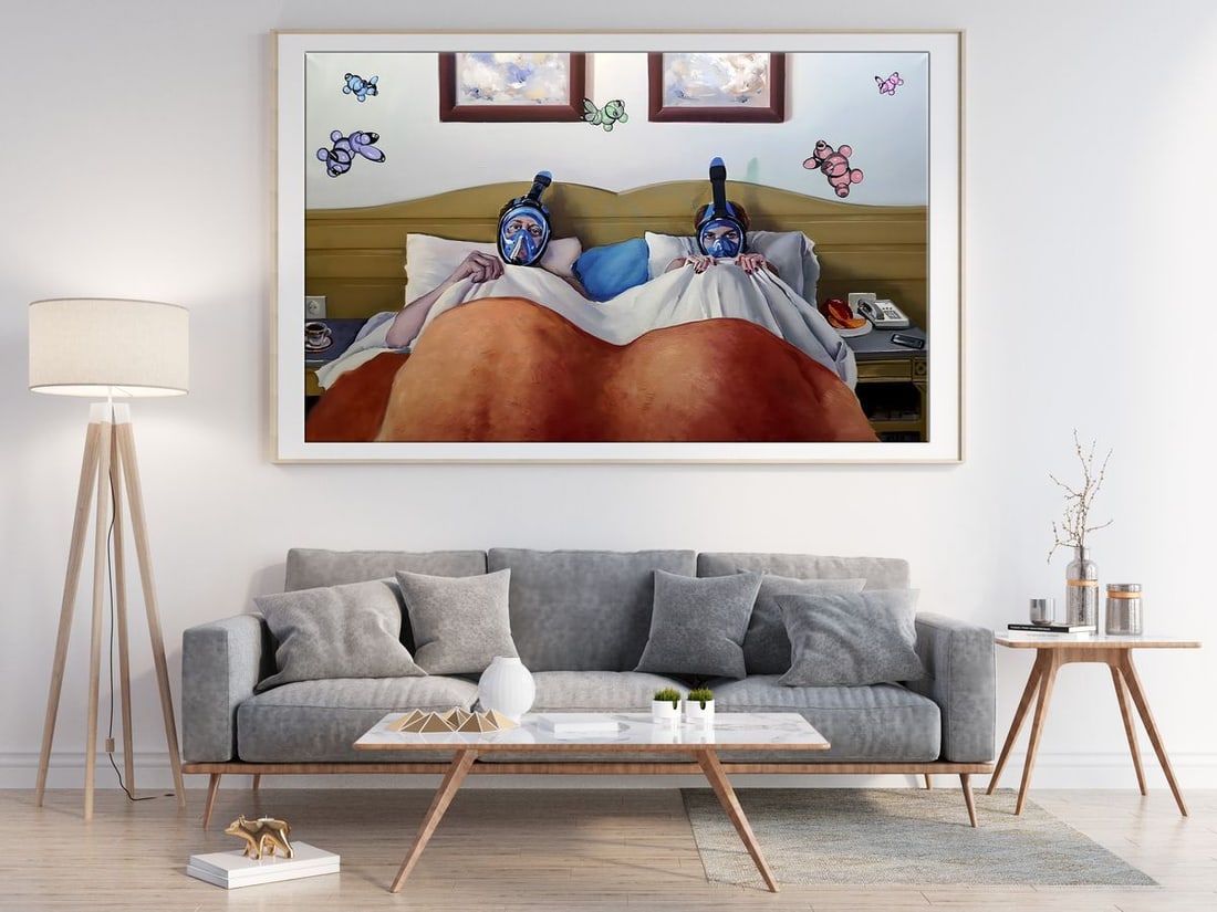 Oil painting Dive Igor Konovalov - 2