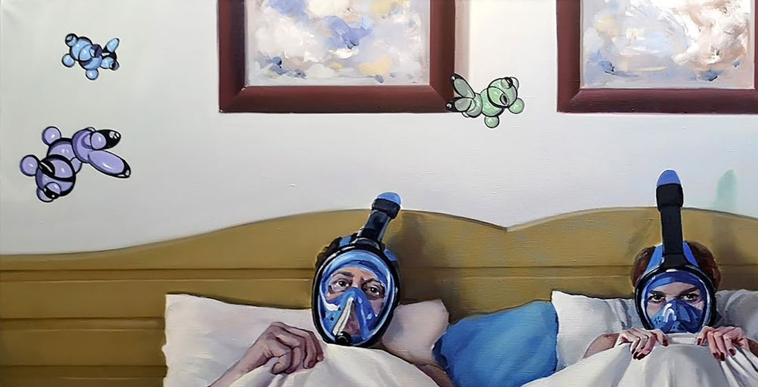 Oil painting Dive Igor Konovalov - 4