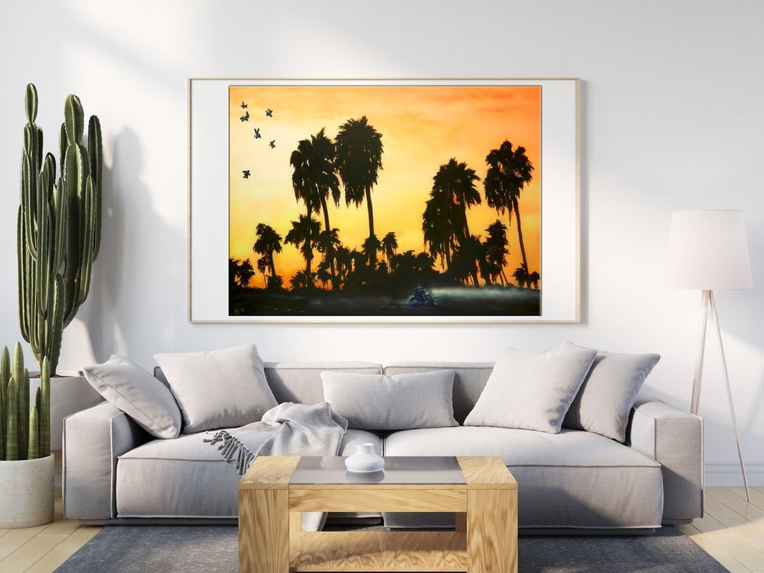 Oil painting Lost GPS Igor Konovalov - 3