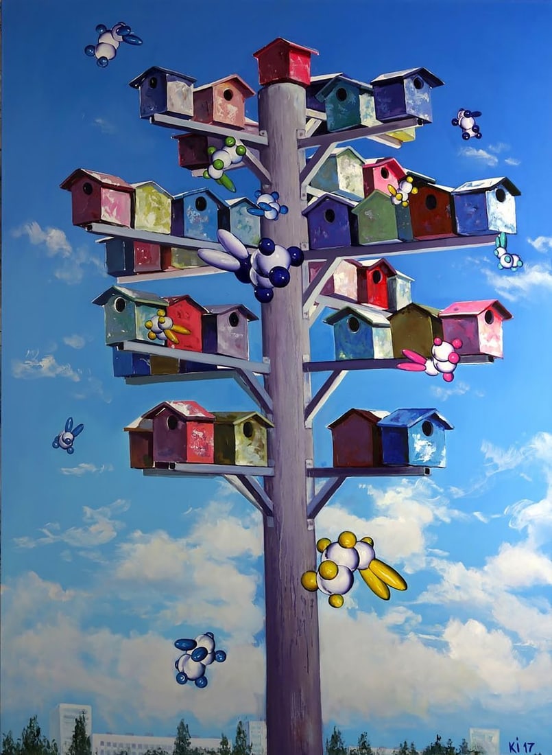 Oil painting Sacred station Igor Konovalov: Title: Oil painting Sacred station Igor Konovalov Description: No.Kon 67 *** ABOUT THIS PAINTING *** * TITLE: "Sacred station" * ARTISTS: Igor Konovalov * SIZE: 185x135 cm/'72.83x53.14 inches' * MEDIU