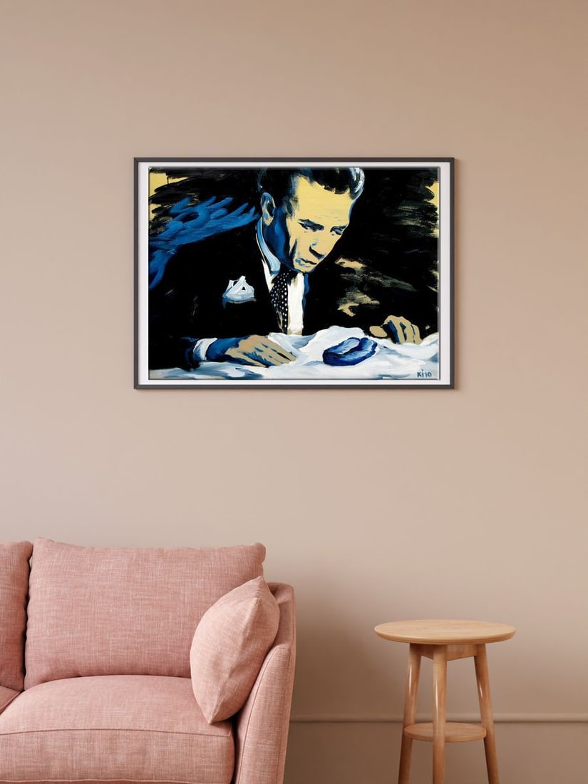 Oil painting Blue thing Igor Konovalov - 2