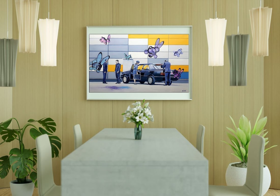 Oil painting Experts are conducting the investigation Igor Konovalov - 3