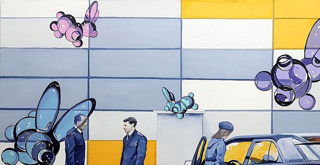 Oil painting Experts are conducting the investigation Igor Konovalov - 4