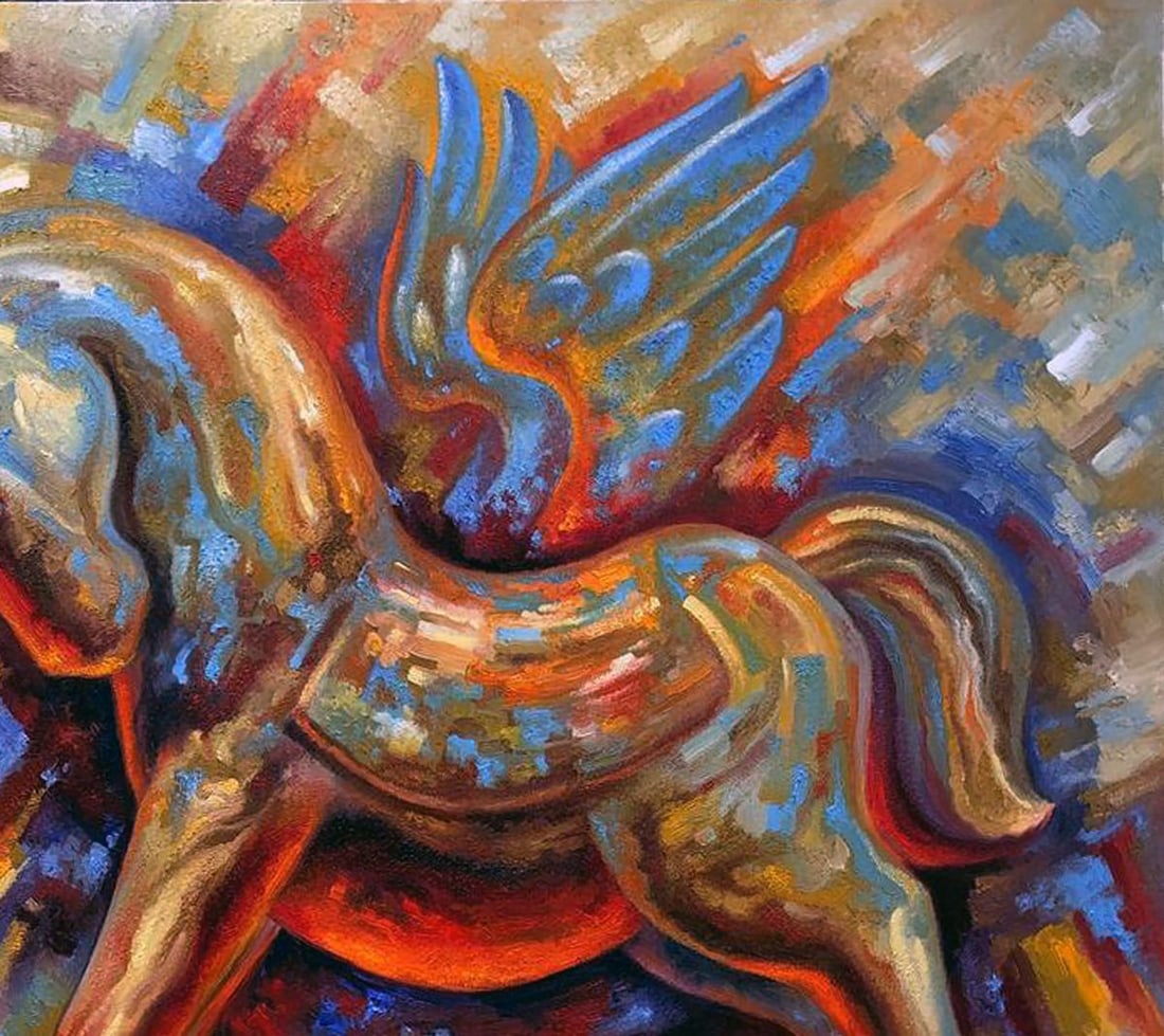 Oil painting Pegasus Sergey Voichenko - 5