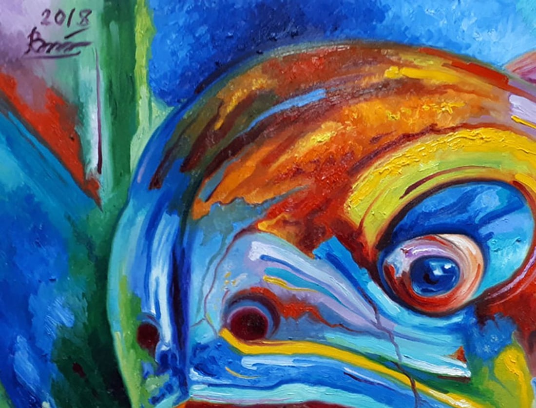 Oil painting Rainbow Sergey Voichenko - 4