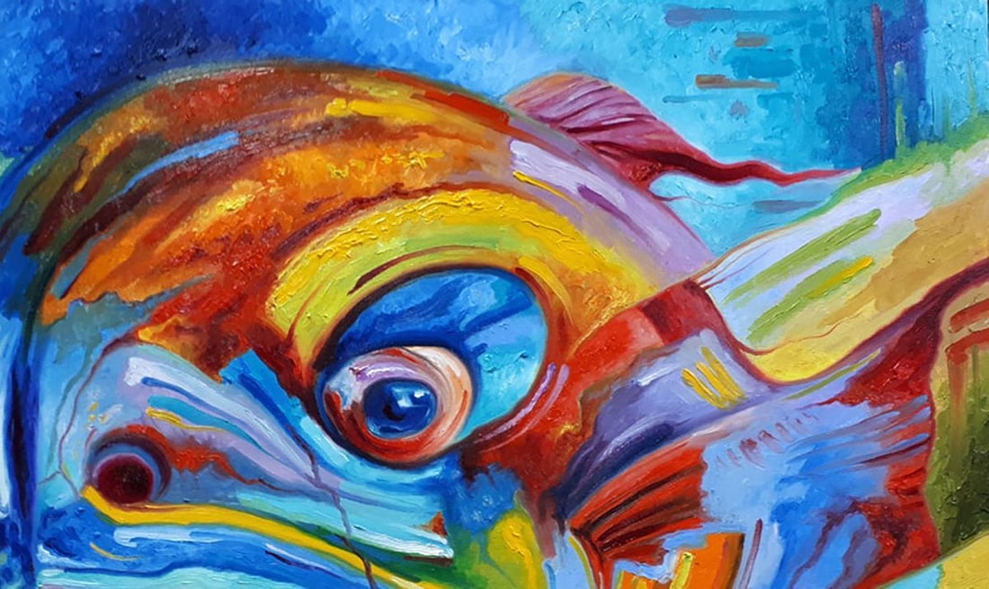 Oil painting Rainbow Sergey Voichenko - 5