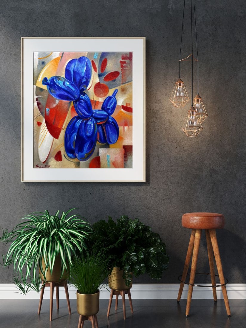 Oil painting The dog is hype Sergey Voichenko - 3