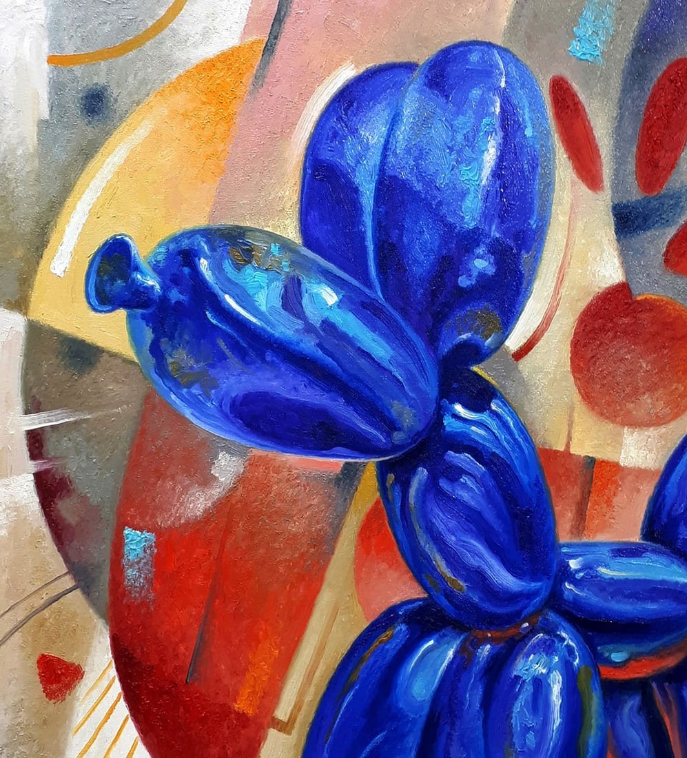 Oil painting The dog is hype Sergey Voichenko - 4