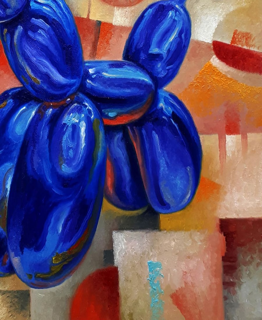 Oil painting The dog is hype Sergey Voichenko - 7