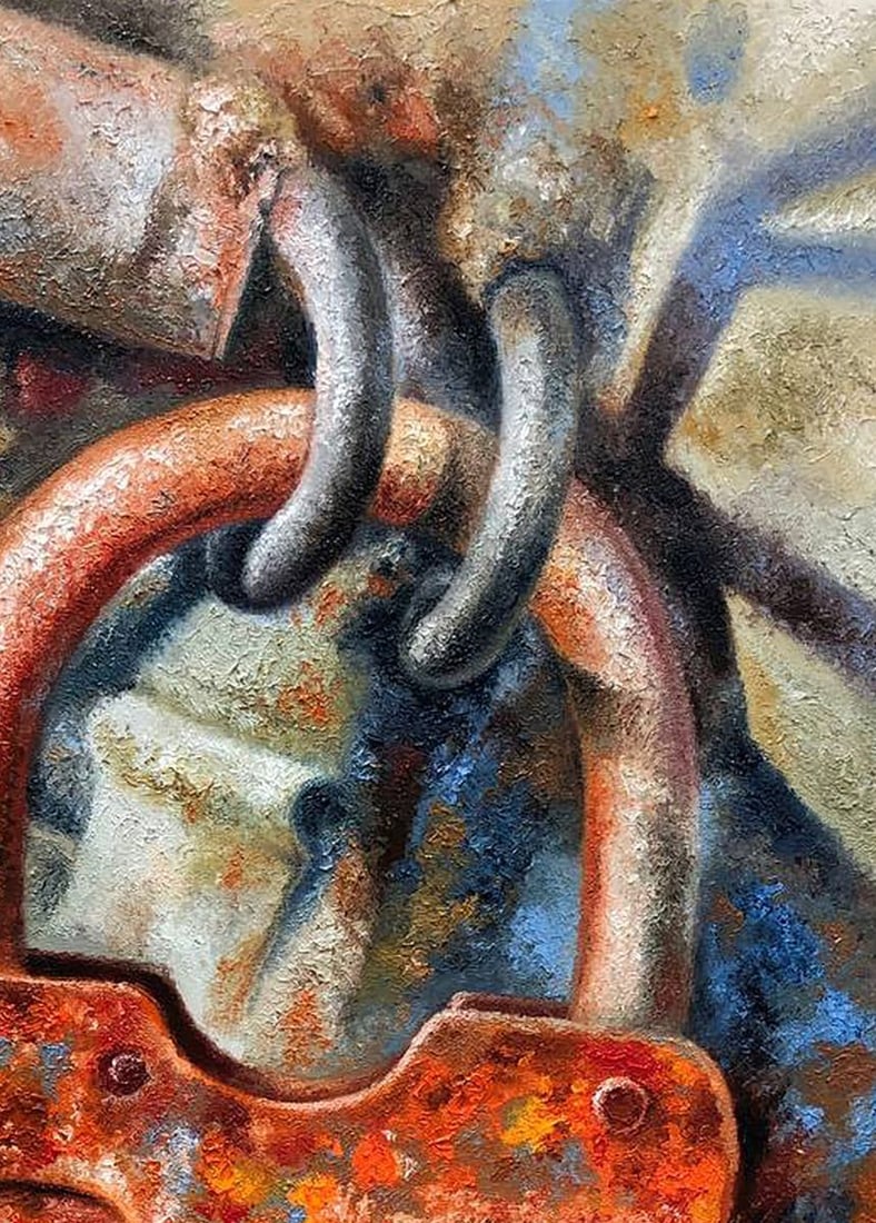 Oil painting Old castle Sergey Voichenko - 5