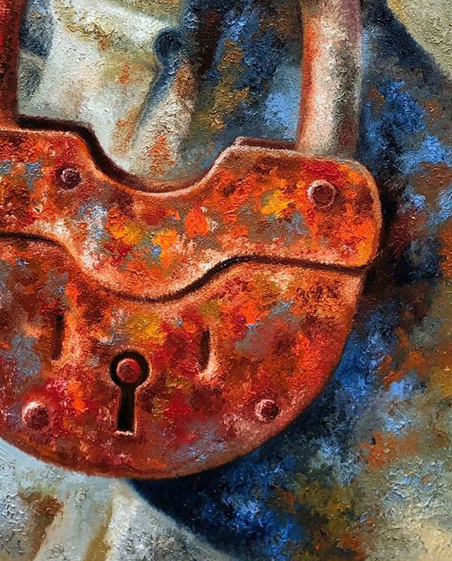 Oil painting Old castle Sergey Voichenko - 7