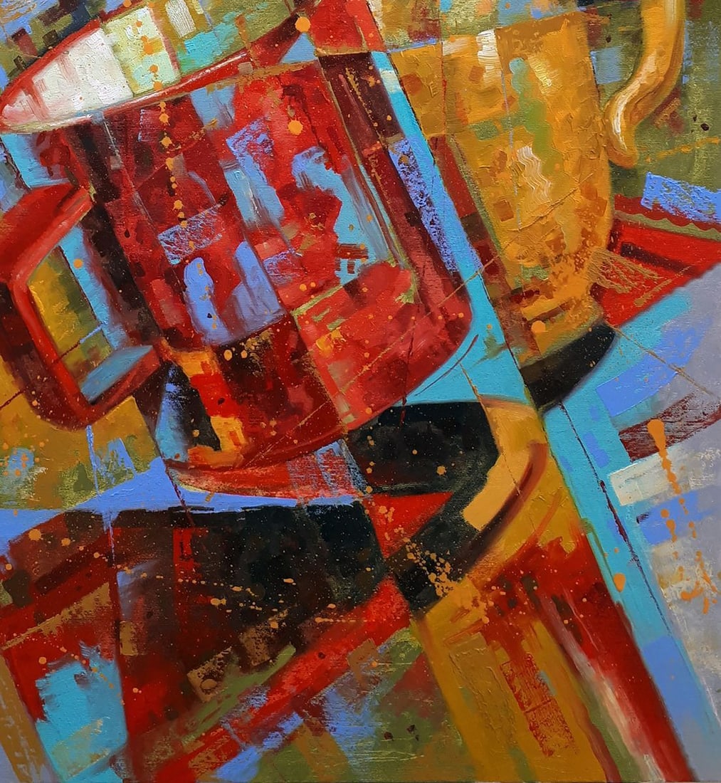 Oil painting Three cups Sergey Voichenko - 7