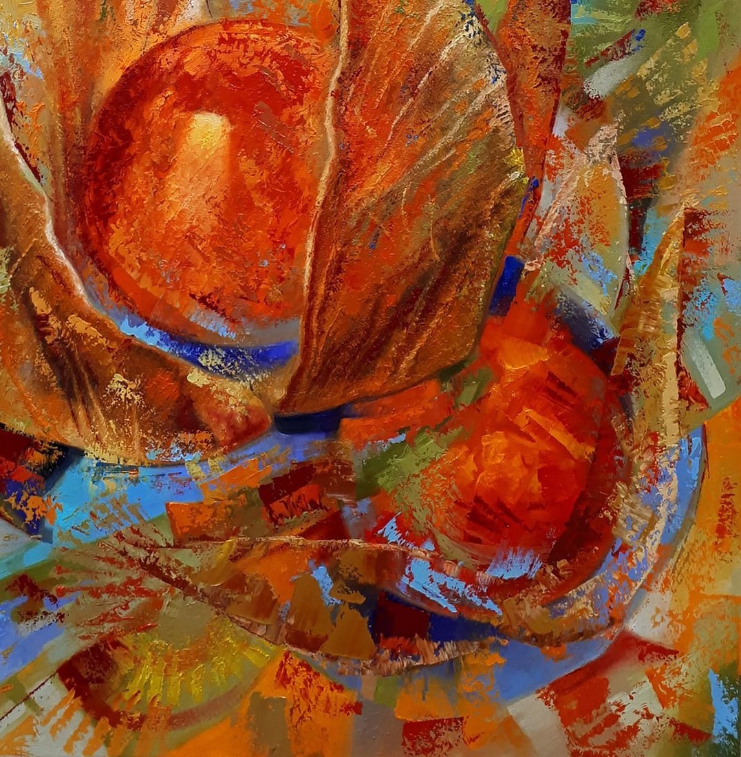 Oil painting Winter cherry Sergey Voichenko - 7