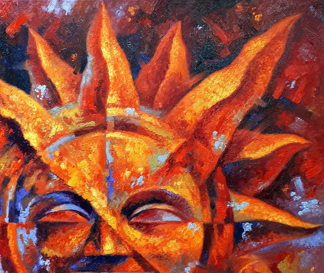 Oil painting The sun shines bright Sergey Voichenko - 5