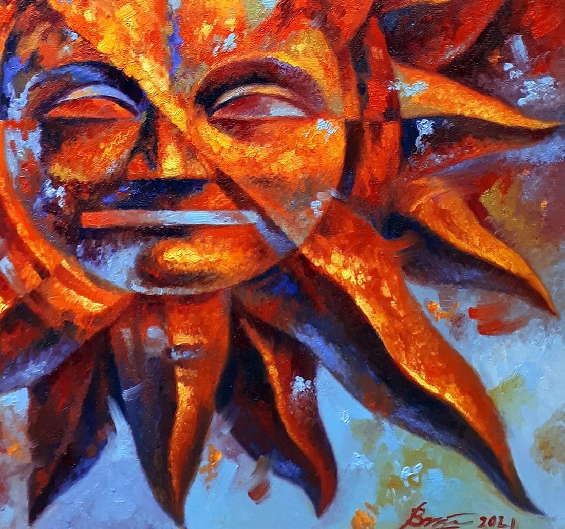 Oil painting The sun shines bright Sergey Voichenko - 7