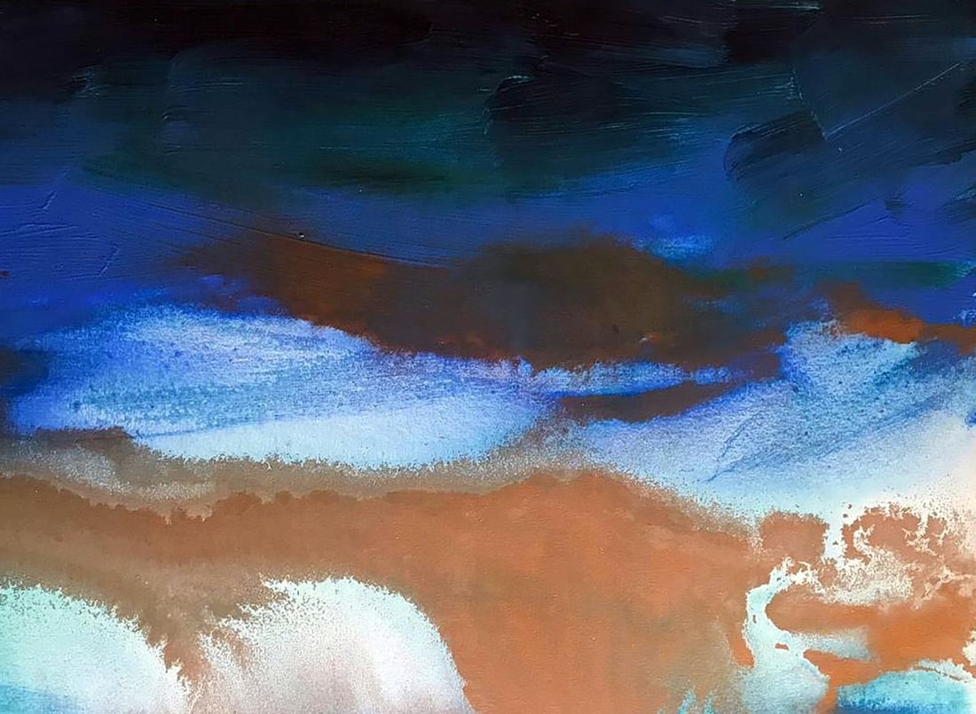 Acrylic painting Galaxy Melezhik Olga - 5