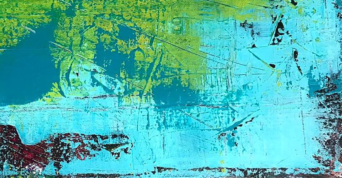 Acrylic painting Dolphin Melezhik Olga - 7