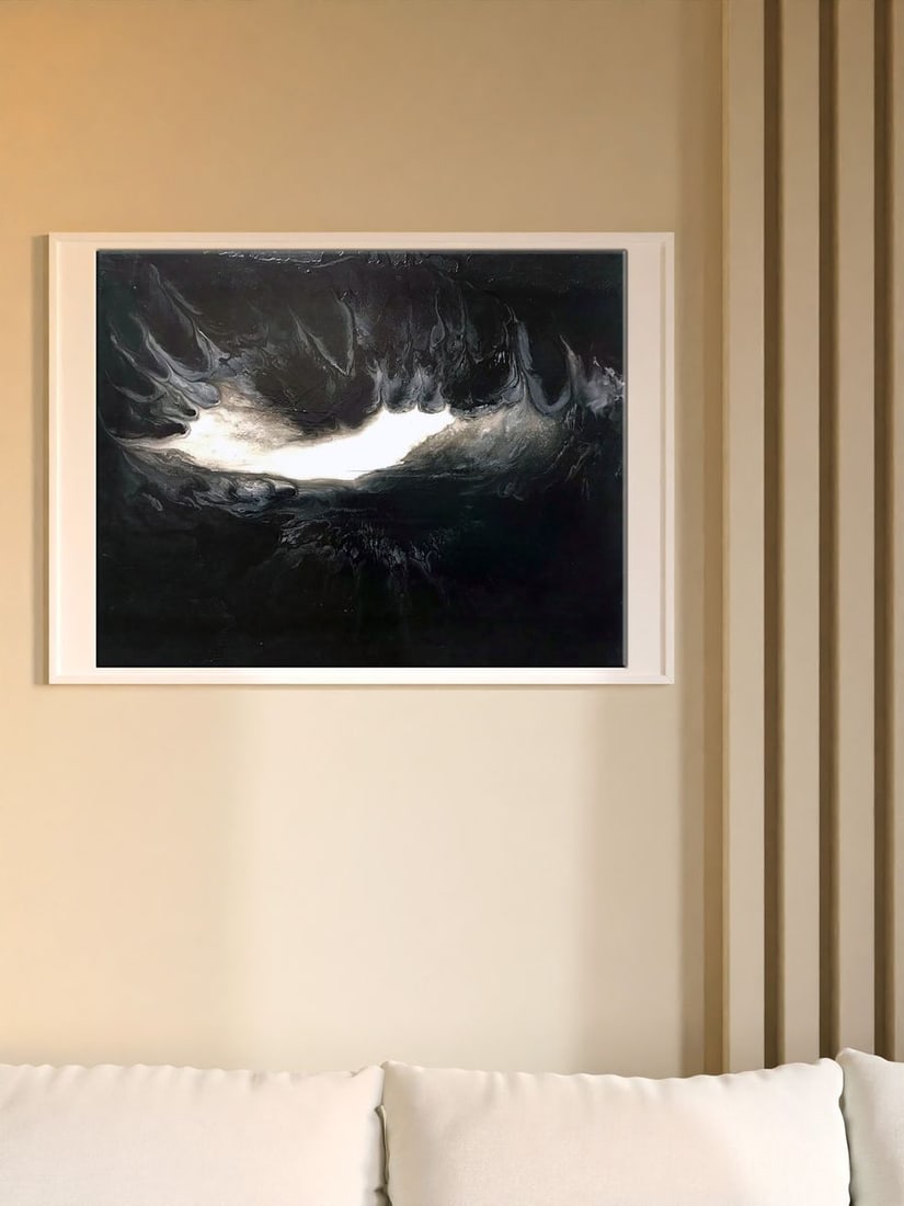 Acrylic painting Moon Melezhik Olga - 2