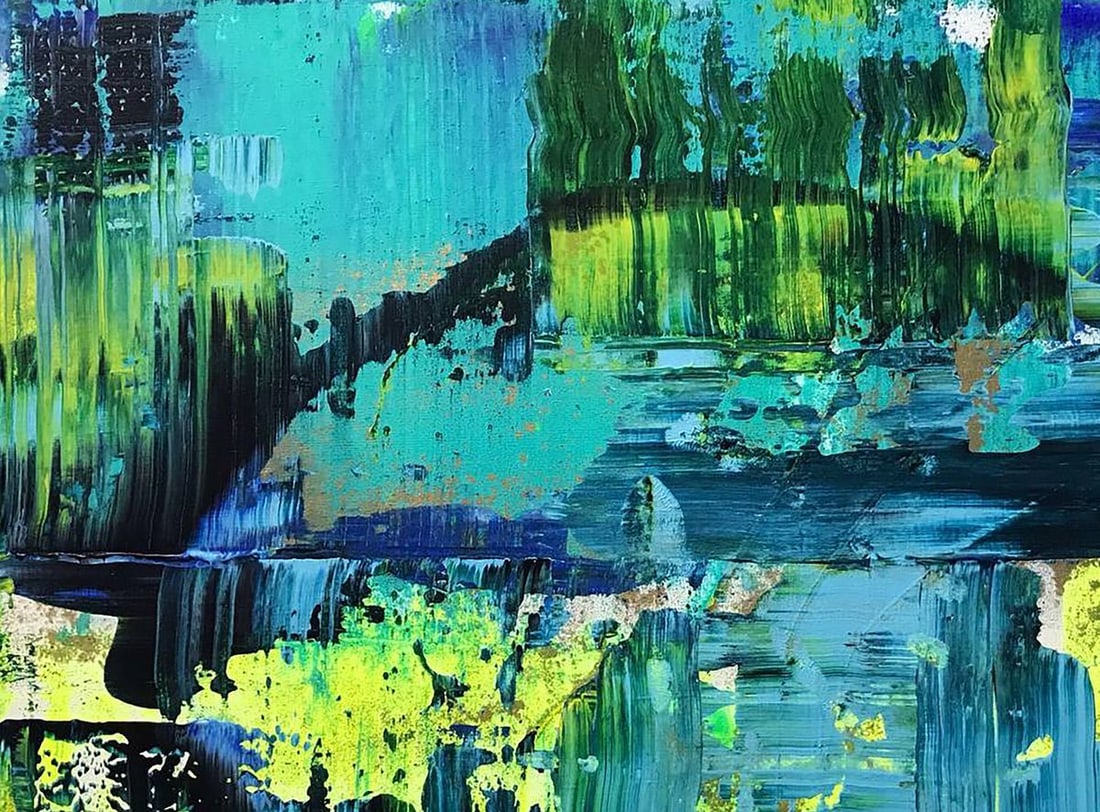 Acrylic painting Bridge Melezhik Olga - 4