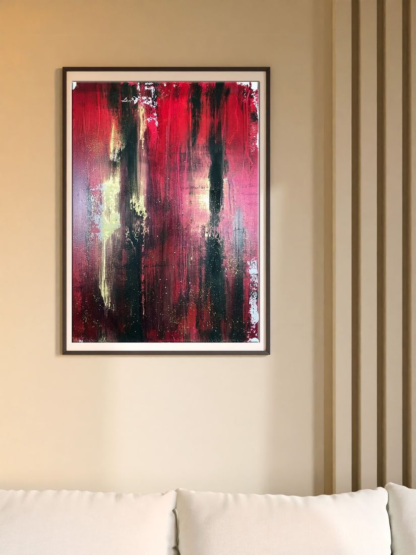 Acrylic painting Fire Kali Melezhik Olga - 3