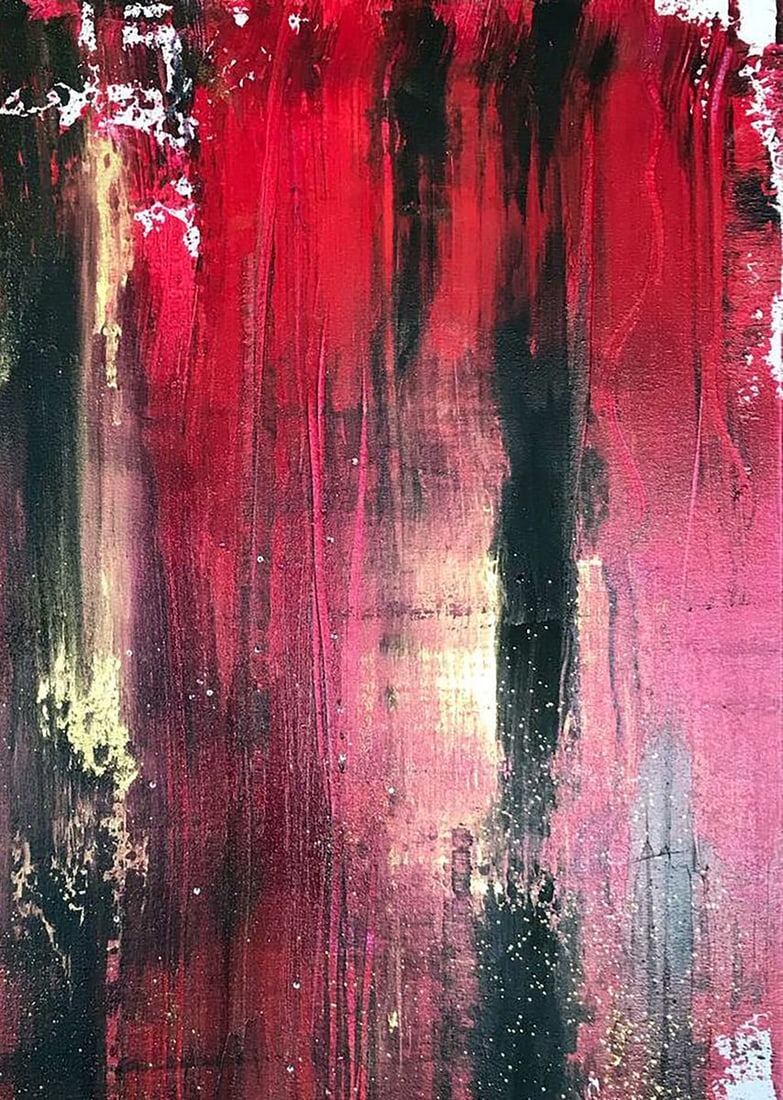 Acrylic painting Fire Kali Melezhik Olga - 5