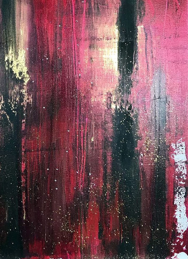 Acrylic painting Fire Kali Melezhik Olga - 7