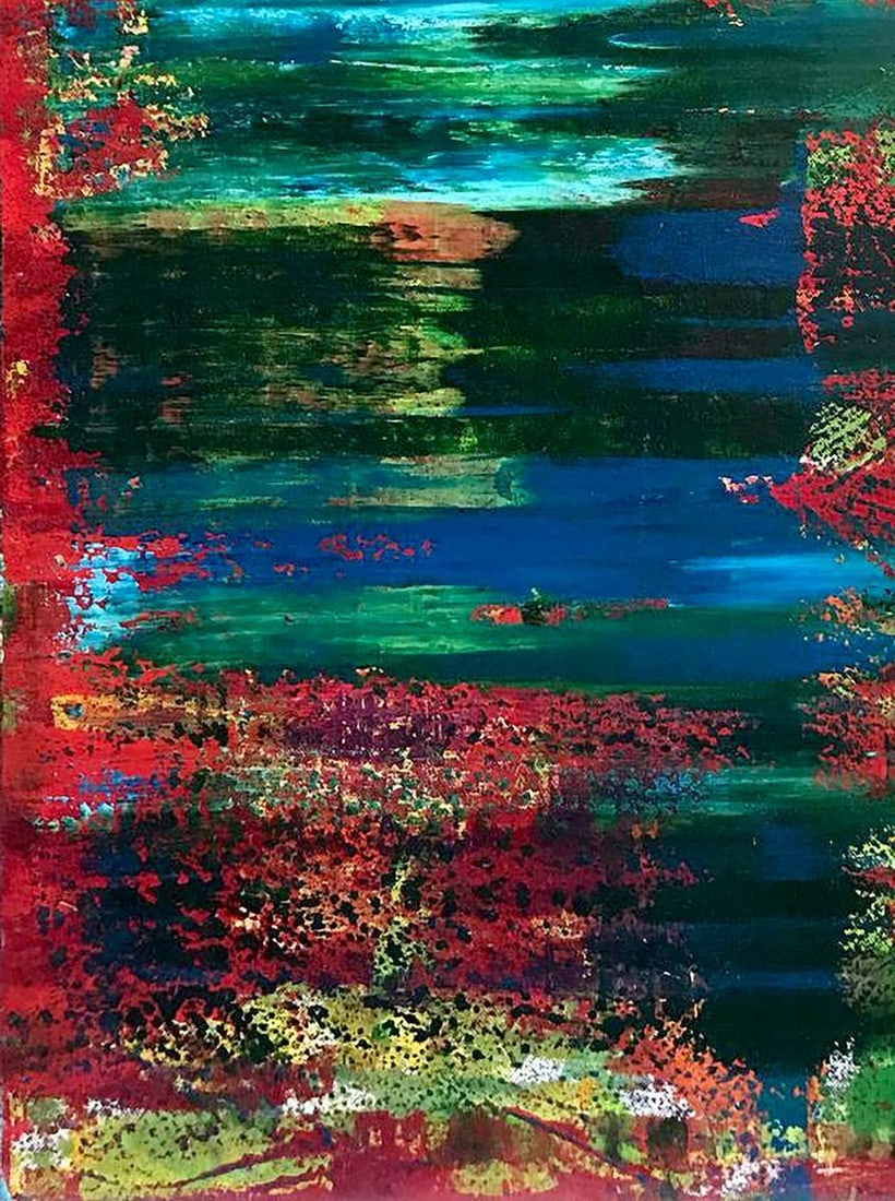 Acrylic painting Autumn speed Melezhik Olga - 6