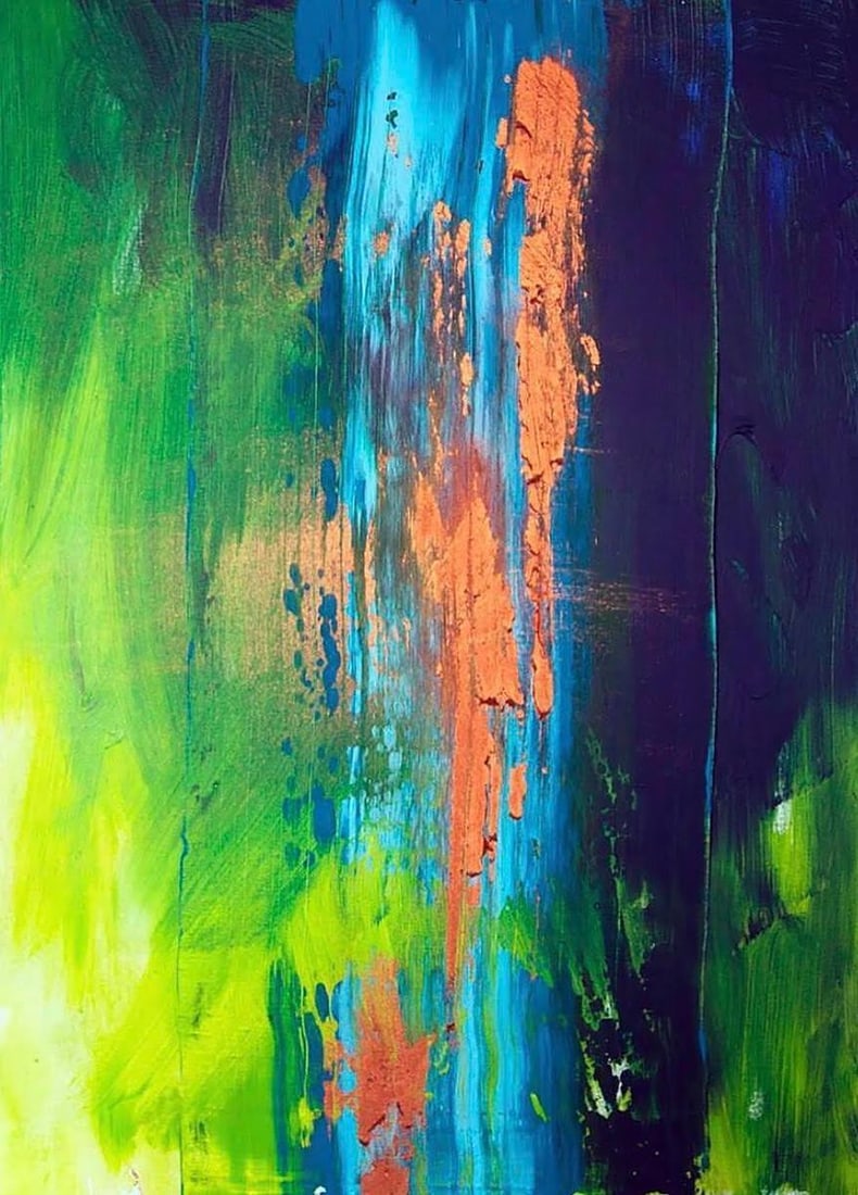 Acrylic painting Charm Melezhik Olga: Title: Acrylic painting Charm Melezhik Olga Description: No.Mel 27 *** ABOUT THIS PAINTING *** * TITLE: "Charm" * ARTISTS: Melezhik Olga * SIZE: 50x70 cm/'19.68x27.55 inches' * MEDIUM: acrylic, canvas