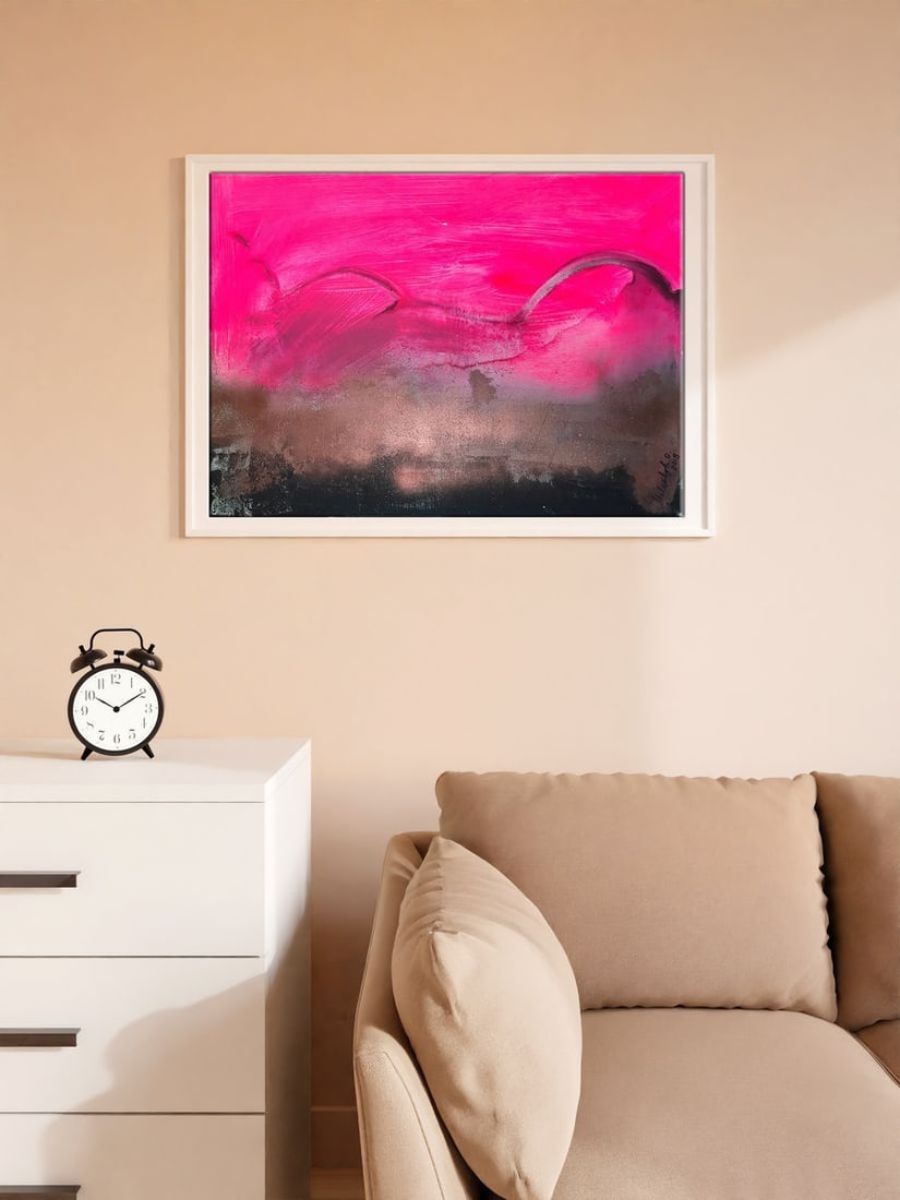 Acrylic painting After meeting Melezhik Olga - 2