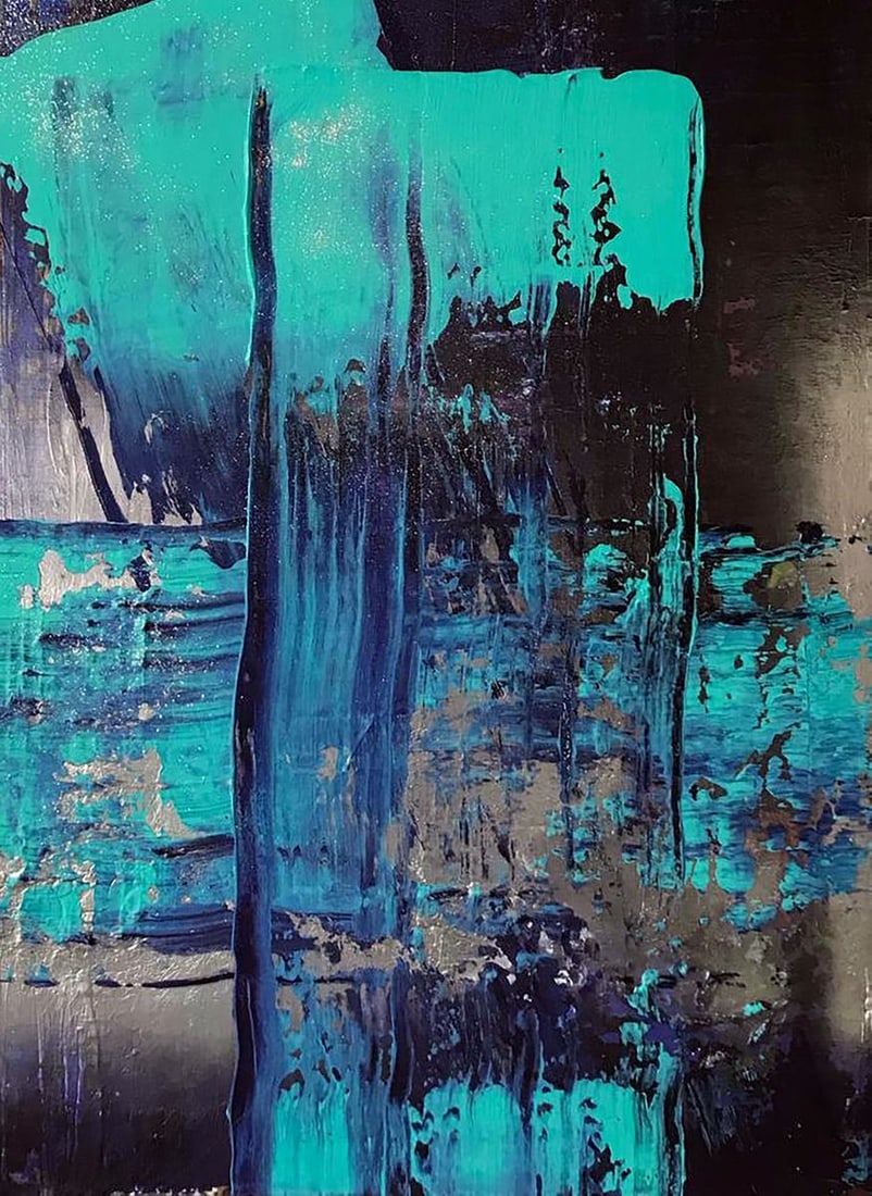 Acrylic painting Equilibrium Melezhik Olga - 7