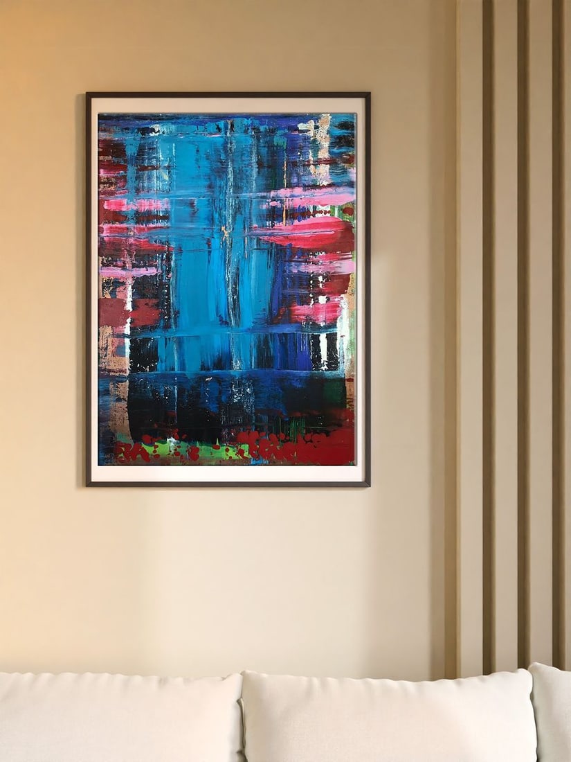 Acrylic painting Conversation on the shore Melezhik Olga - 3