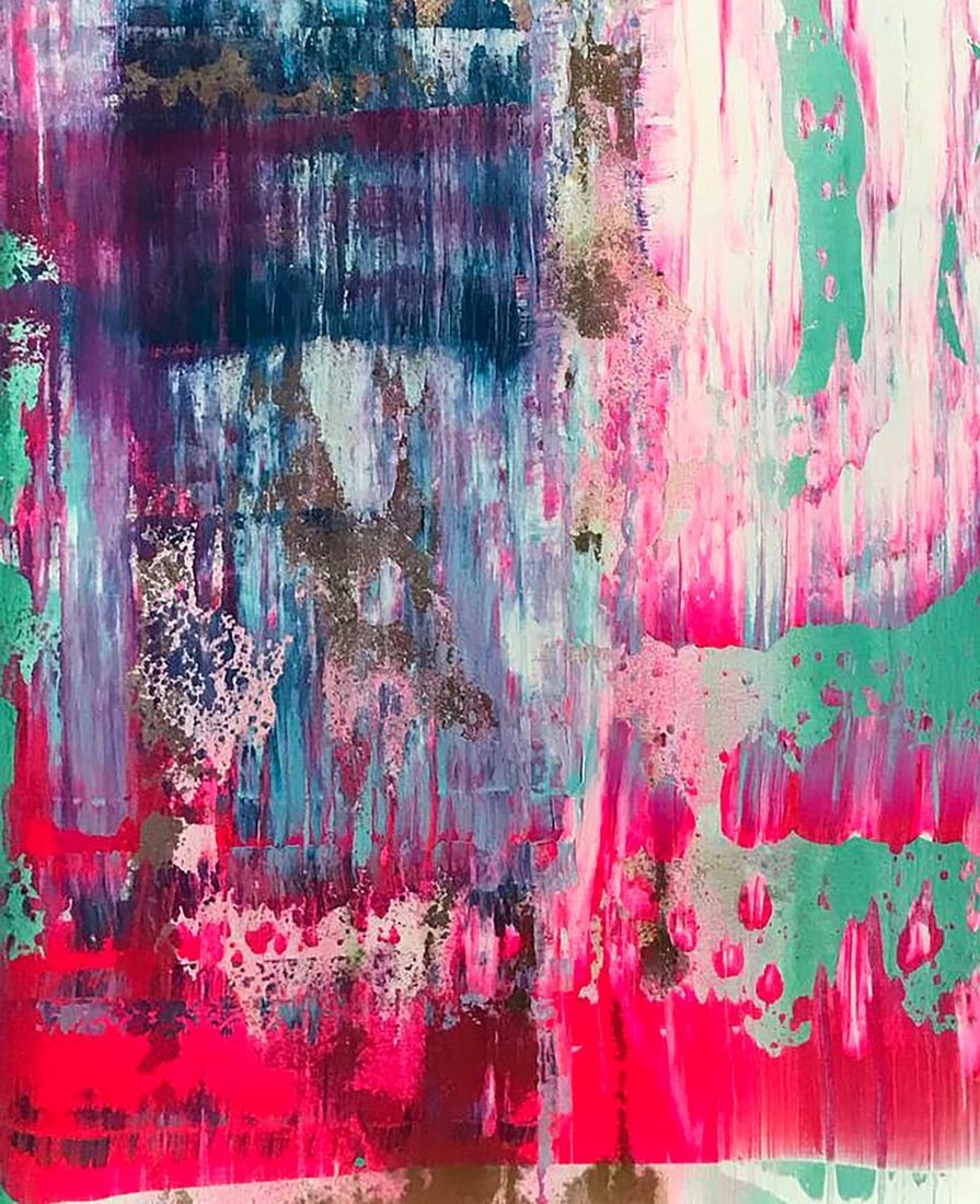 Acrylic painting Northern lights Melezhik Olga - 6