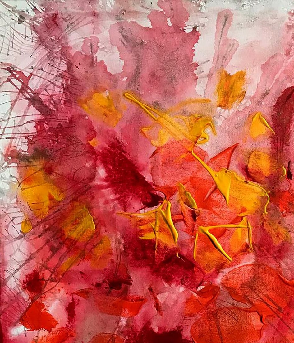 Acrylic painting Secret scent Melezhik Olga - 4