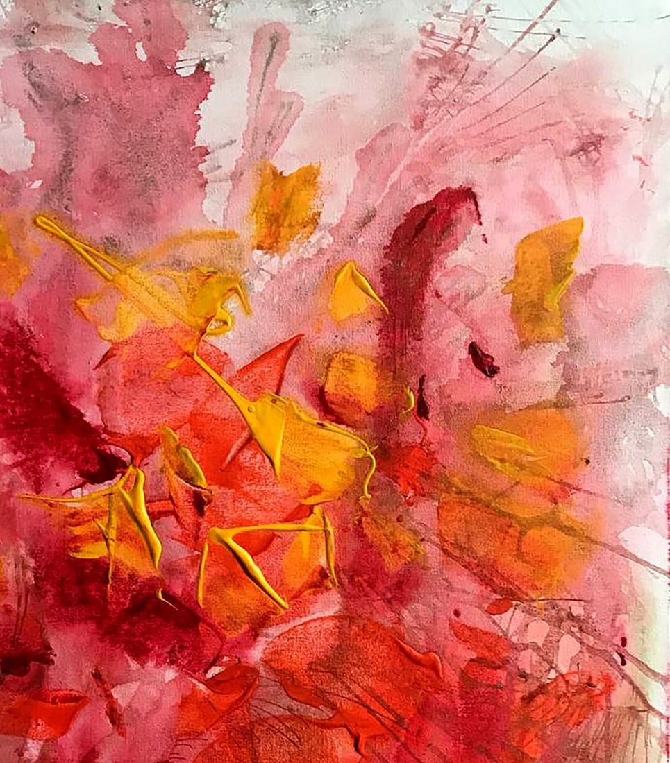 Acrylic painting Secret scent Melezhik Olga - 5