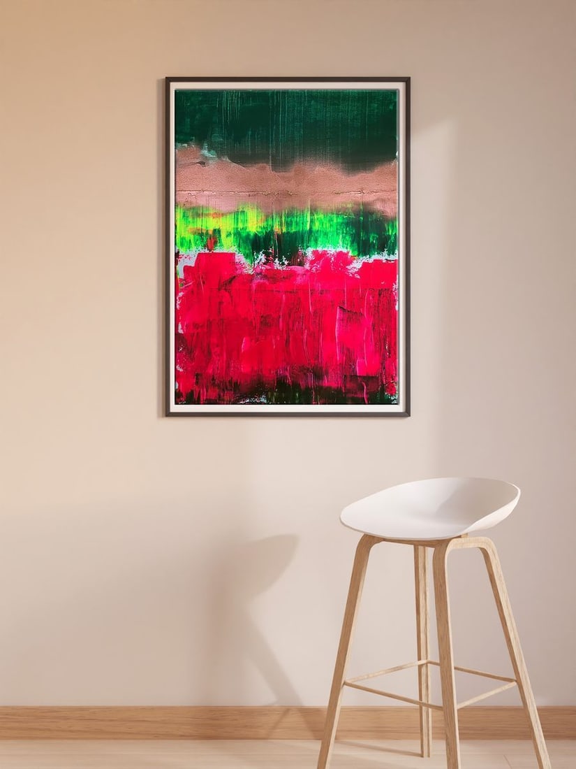 Acrylic painting Emotional wave Melezhik Olga - 2