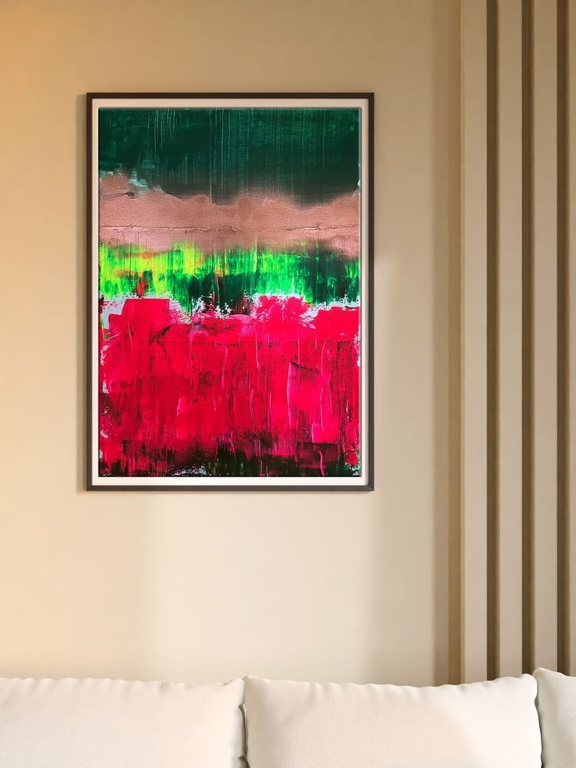 Acrylic painting Emotional wave Melezhik Olga - 3