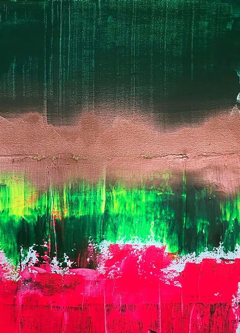 Acrylic painting Emotional wave Melezhik Olga - 5